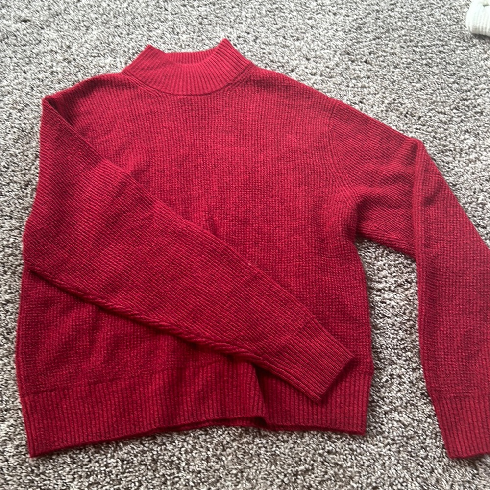 Red sweater